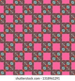 Abstract background - multicolored trend seamless pattern.
