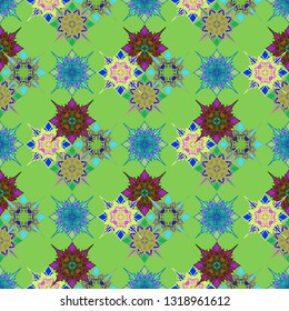 Abstract background - multicolored trend seamless pattern.