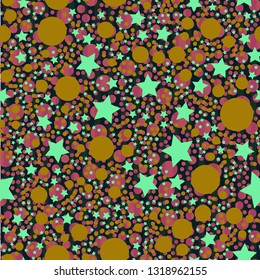 Abstract background - multicolored trend seamless pattern.