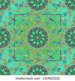 Abstract background - multicolored trend seamless pattern.