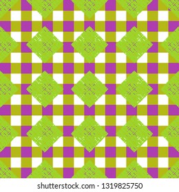 Abstract background - multicolored trend seamless pattern.