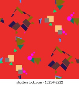 Abstract background - multicolored trend seamless pattern.