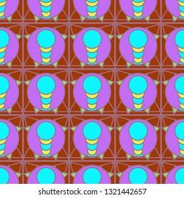 Abstract background - multicolored trend seamless pattern.