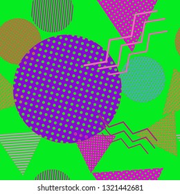 Abstract background - multicolored trend seamless pattern.