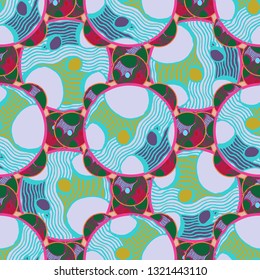 Abstract background - multicolored trend seamless pattern.