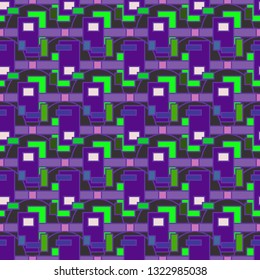 Abstract background - multicolored trend seamless pattern.