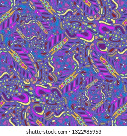 Abstract background - multicolored trend seamless pattern.