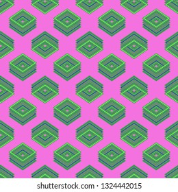 Abstract background - multicolored trend seamless pattern.