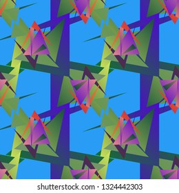 Abstract background - multicolored trend seamless pattern.