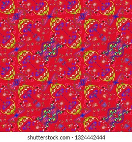 Abstract background - multicolored trend seamless pattern.