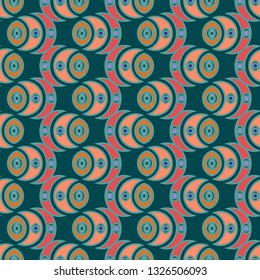 Abstract background - multicolored trend seamless pattern.