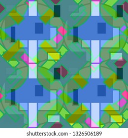 Abstract background - multicolored trend seamless pattern.