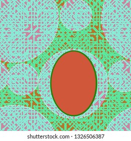 Abstract background - multicolored trend seamless pattern.