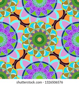 Abstract background - multicolored trend seamless pattern.