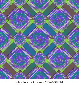 Abstract background - multicolored trend seamless pattern.
