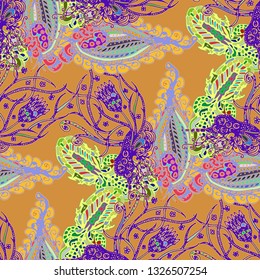 Abstract background - multicolored trend seamless pattern.