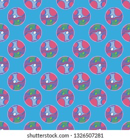 Abstract background - multicolored trend seamless pattern.