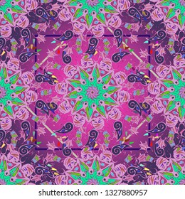 Abstract background - multicolored trend seamless pattern.