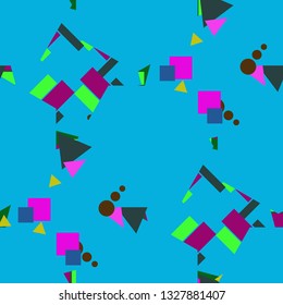 Abstract background - multicolored trend seamless pattern.