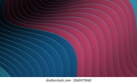 Antecedentes abstractos. Ola multicolor fondo abstracto brillante. Fondo para un equipo o teléfono. Ilustración vectorial de material.