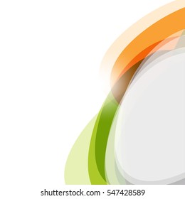 Abstract background with multicolored waves. Vector eps 10