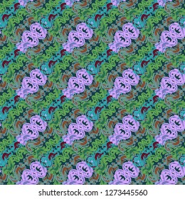 Abstract background multicolored weave diagonal seamless pattern.