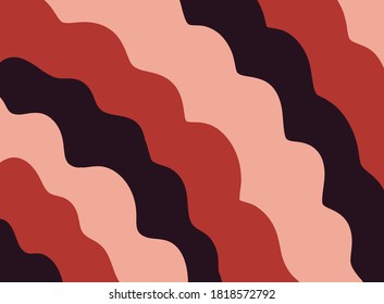 Abstract background with multicolour curved lines. Vector illustration