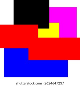 abstract background with multicoloured geometric shapes
