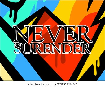 abstract background mural illustration with text