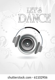 abstract background for music, vector illustration