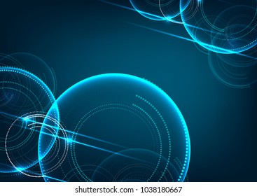 Abstract background, nanotechnology. Futuristic design. Cosmic style.