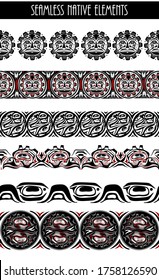 abstract background native north american set