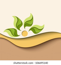 Abstract background in natural colors. Eco concept