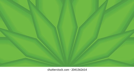 Abstract background nature leave green color plant petal ray icon element digital art graphic design texture wallpaper backdrop digital art graphic design pattern vector illustration