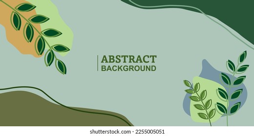abstract background with a nature theme, elements of rocks and branches leaves, and soil, with soft vintage coloring.