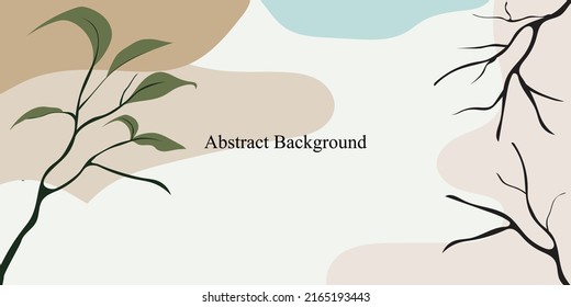 abstract background nature trees vector illustration 