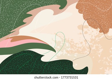 Abstract Background Nature trendy pastel universal artistic templates. Good for cover, invitation, banner, placard, brochure, poster, card, flyer and other.
