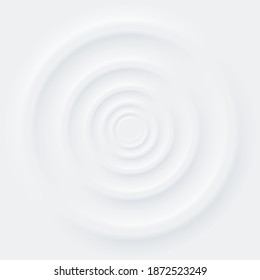 Abstract background neomorphism style. Circle shape