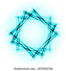 Abstract Background - neon banner behind Dark Design