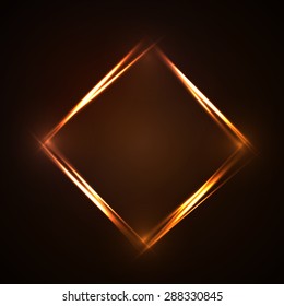 Abstract Background - neon banner behind Dark Design