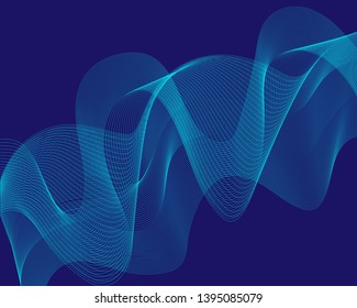 abstract background neon bright blue grid pattern Glowing futuristic lines in a dark space with a modern concept. Generics presentations. Vector layout EPS10. Advertising design of brochures, blurred