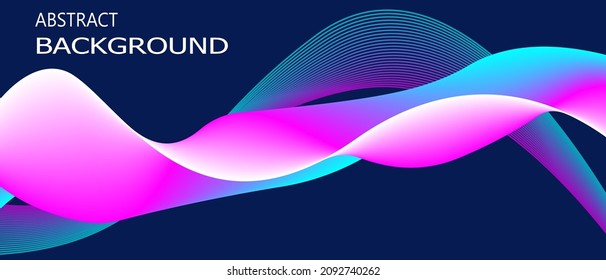Abstract background with neon color suitable for wallpaper, layout, poster, etc.