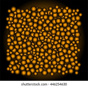 Abstract background neon color vector illustration with circles