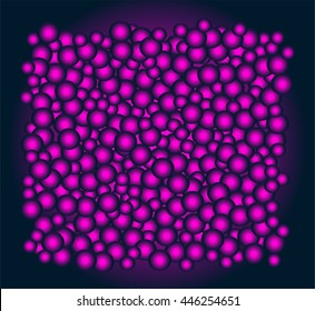 Abstract background neon color vector illustration with circles