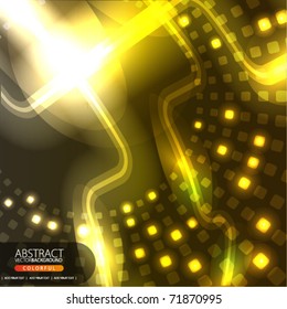 Abstract background with neon for design