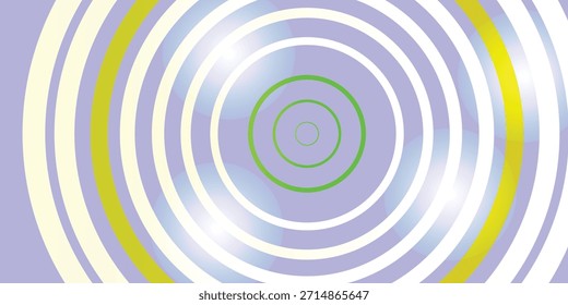 Fondo Abstractas Círculos verdes de neón Ilustración vectorial de fondo de patrón abstracto 
