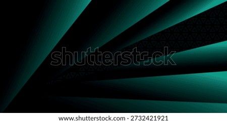 Abstract background with neon green geometric shapes design glowing in the shadows. Modern premium gradient square pattern. Minimalist and futuristic vector concept. EPS. 2