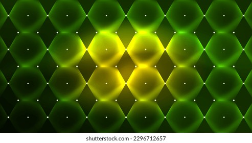Abstract background neon hexagon vector illustration