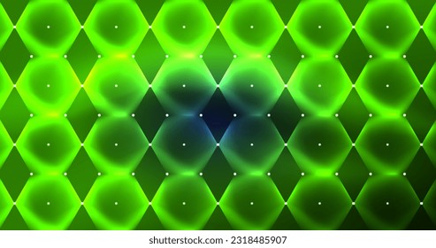 Abstract background neon hexagon vector illustration