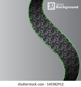 Abstract background with neon light and space for text. (EPS 10 Vector)